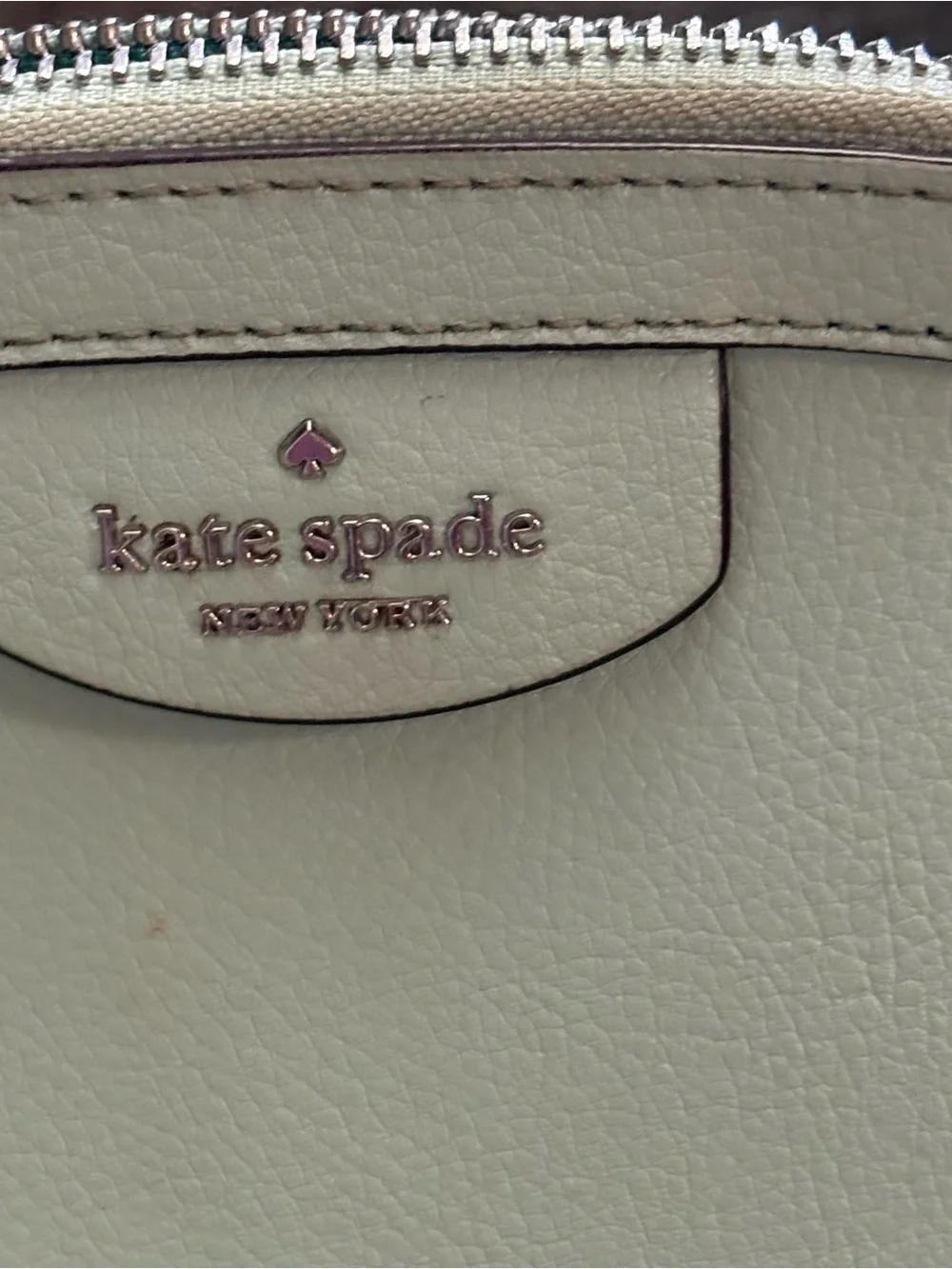 kate spade Mint Green Leather Dome Crossbody